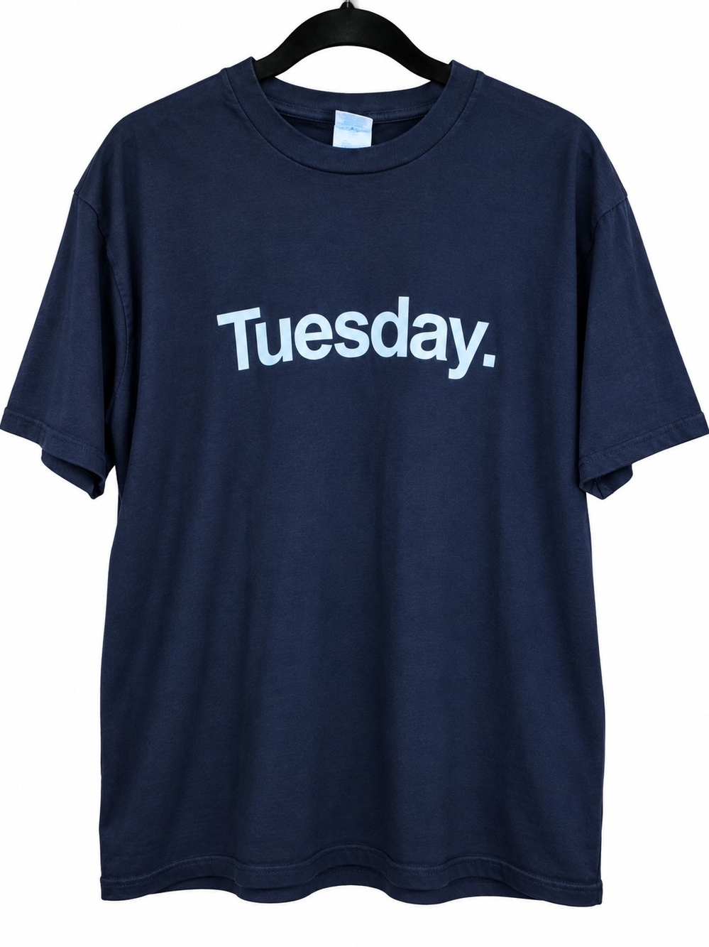 Port & Company XL Navy “Tuesday.” Graphic T-Shirt Minimalist Unisex Tee
